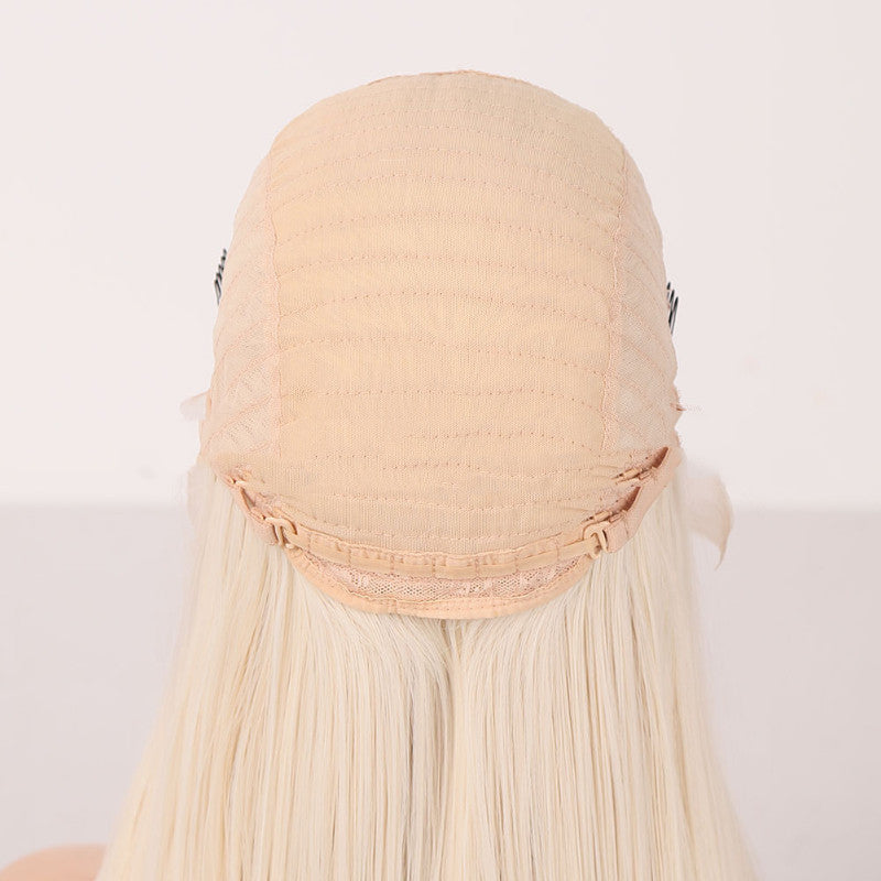 Crystal Frost White Lace-Front Synthetic Hair Wig