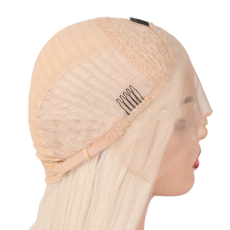 Crystal Frost White Lace-Front Synthetic Hair Wig