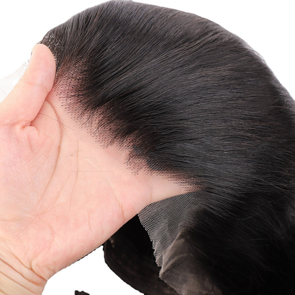 Human Hair Silk Lace Frontal Wigs