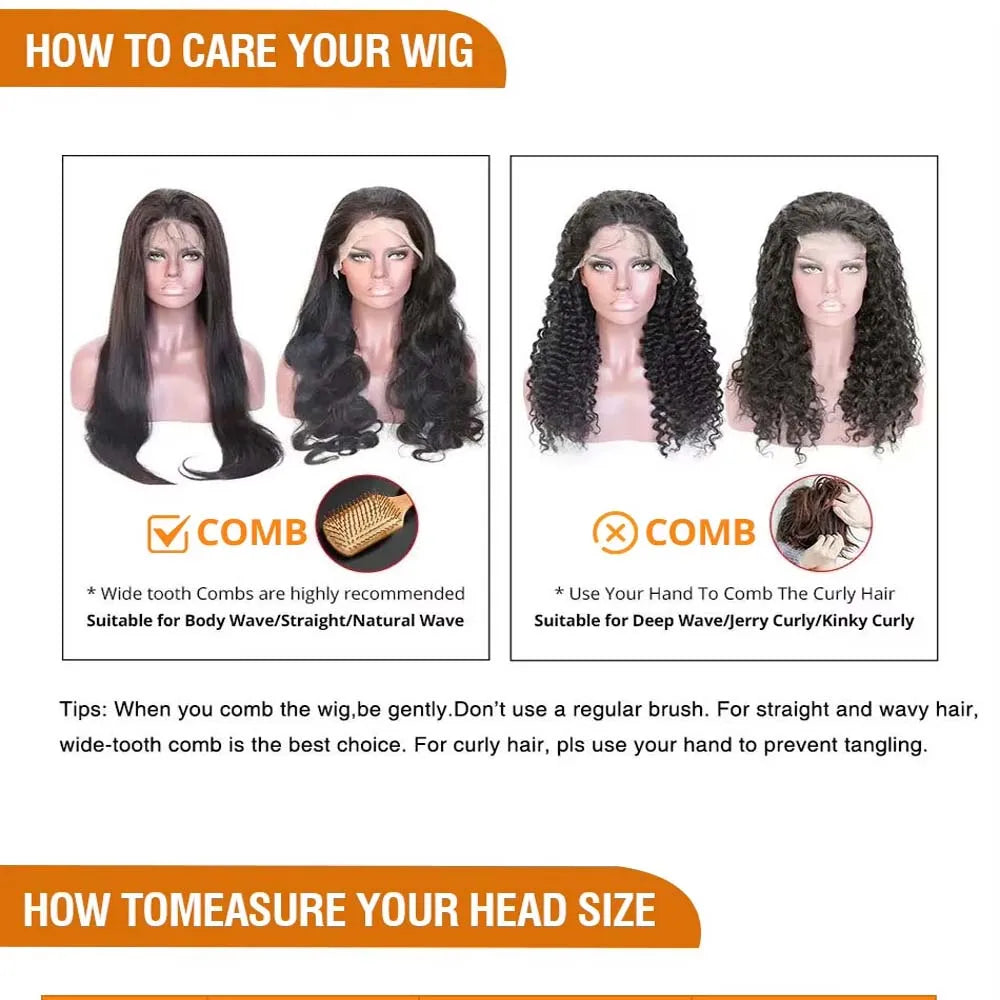 Body Wave HD Lace Wig – 13x6 Frontal, 250% Density, Pre-Plucked