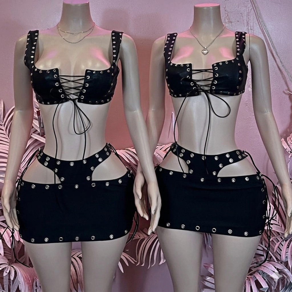 Edgy Hottie Leather Set