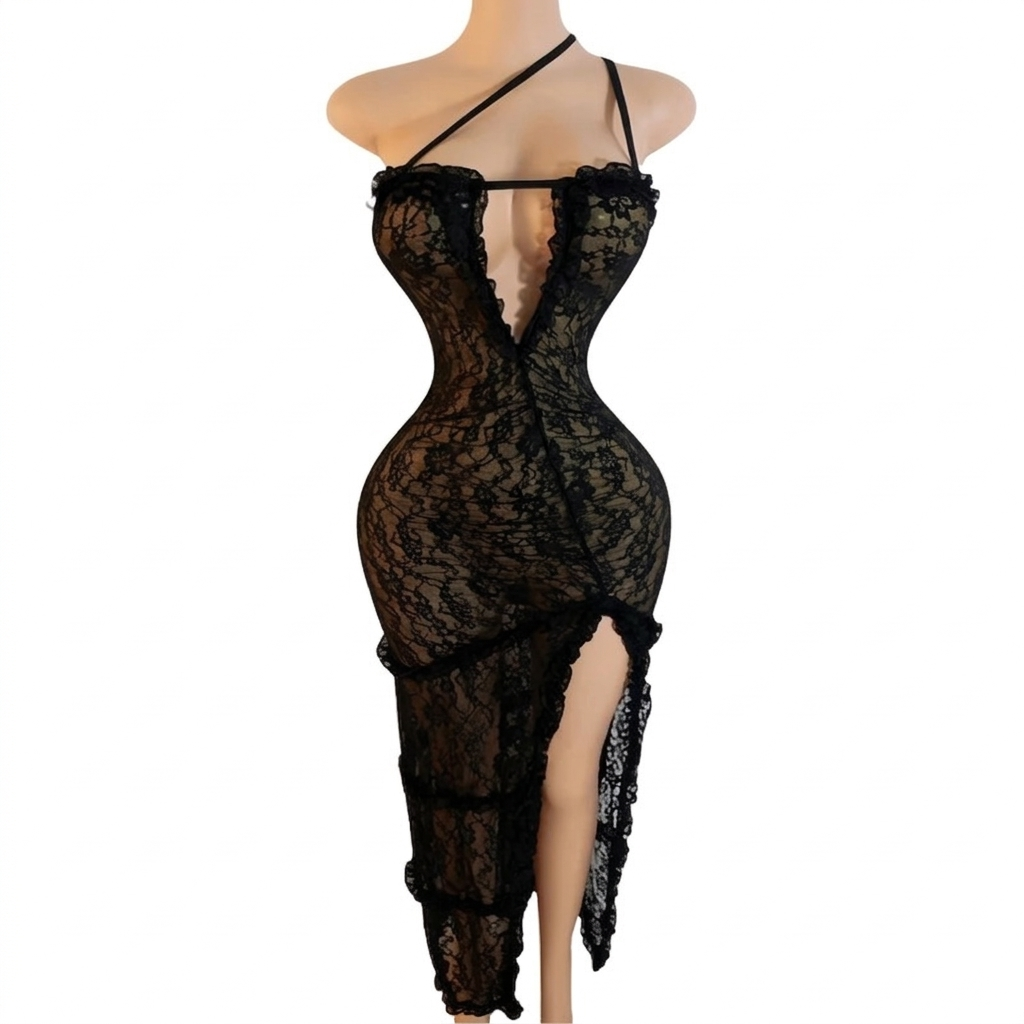 After Dark High-Slit Dress