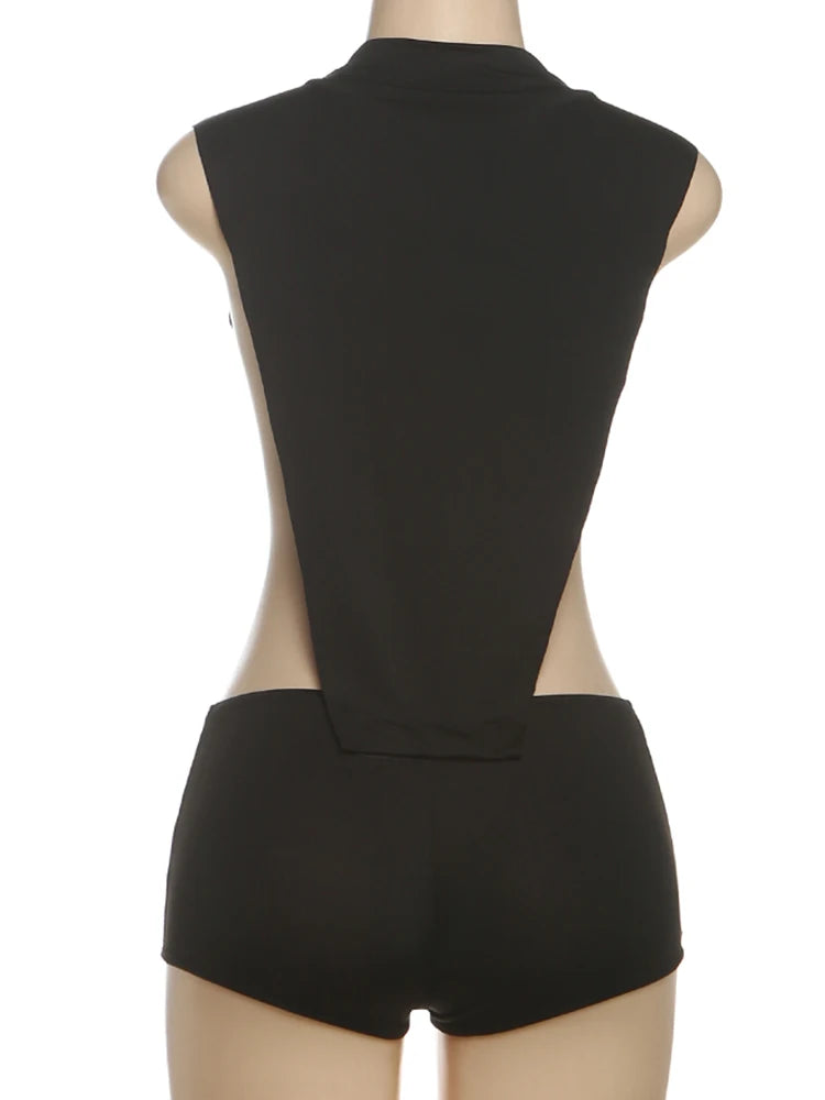 O-Neck Sleek Fit Romper