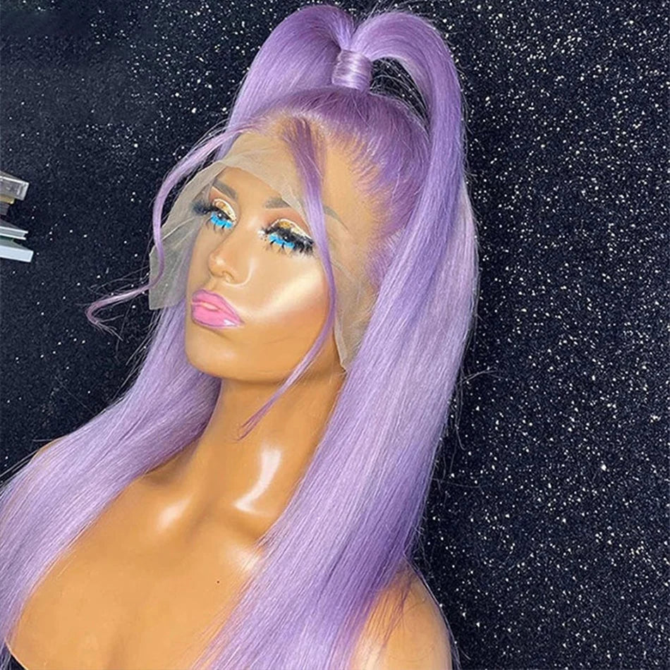 Lavender HD Lace Wig