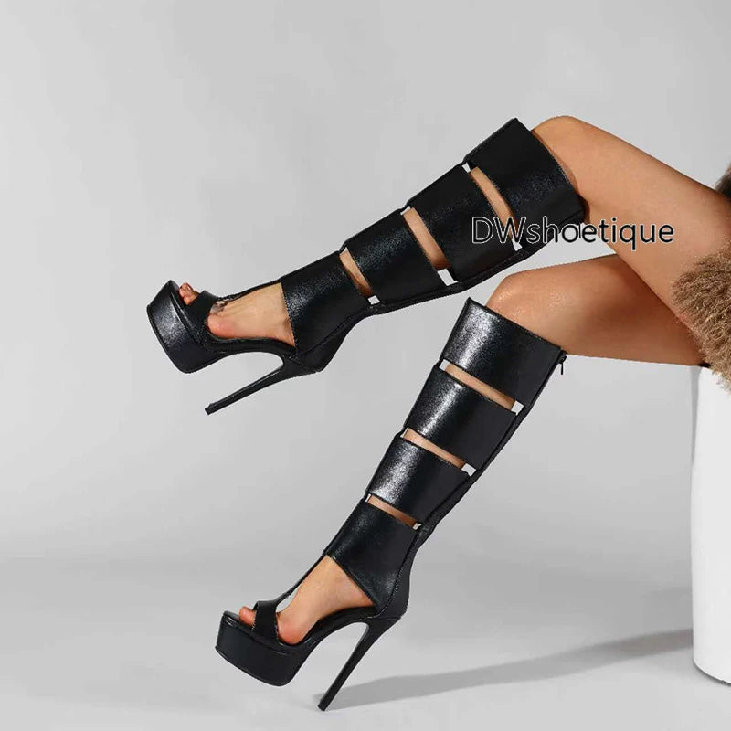 Glam Strap Platform Heels