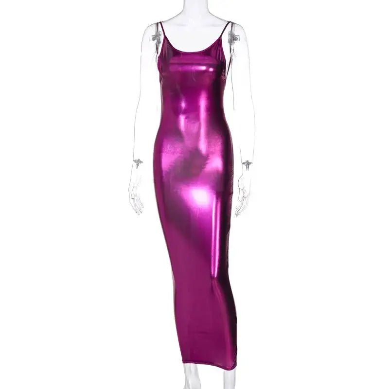 Backless Strapless Maxi Dres