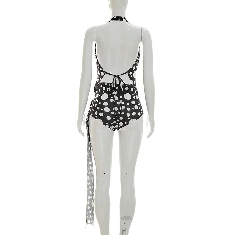 Ruched Lace-Up Crop Top & Fitted Shorts Set