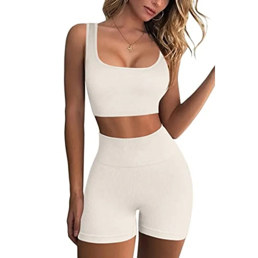 Women's Ribbed Activewear Set