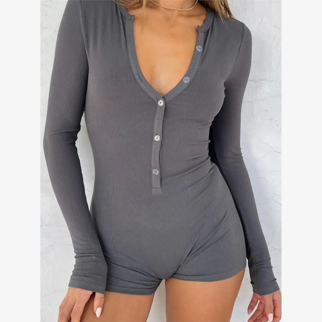 Mid-Waist Sculpt Fit Jumpsuit
