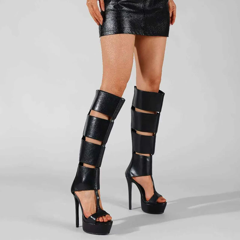 Glam Strap Platform Heels