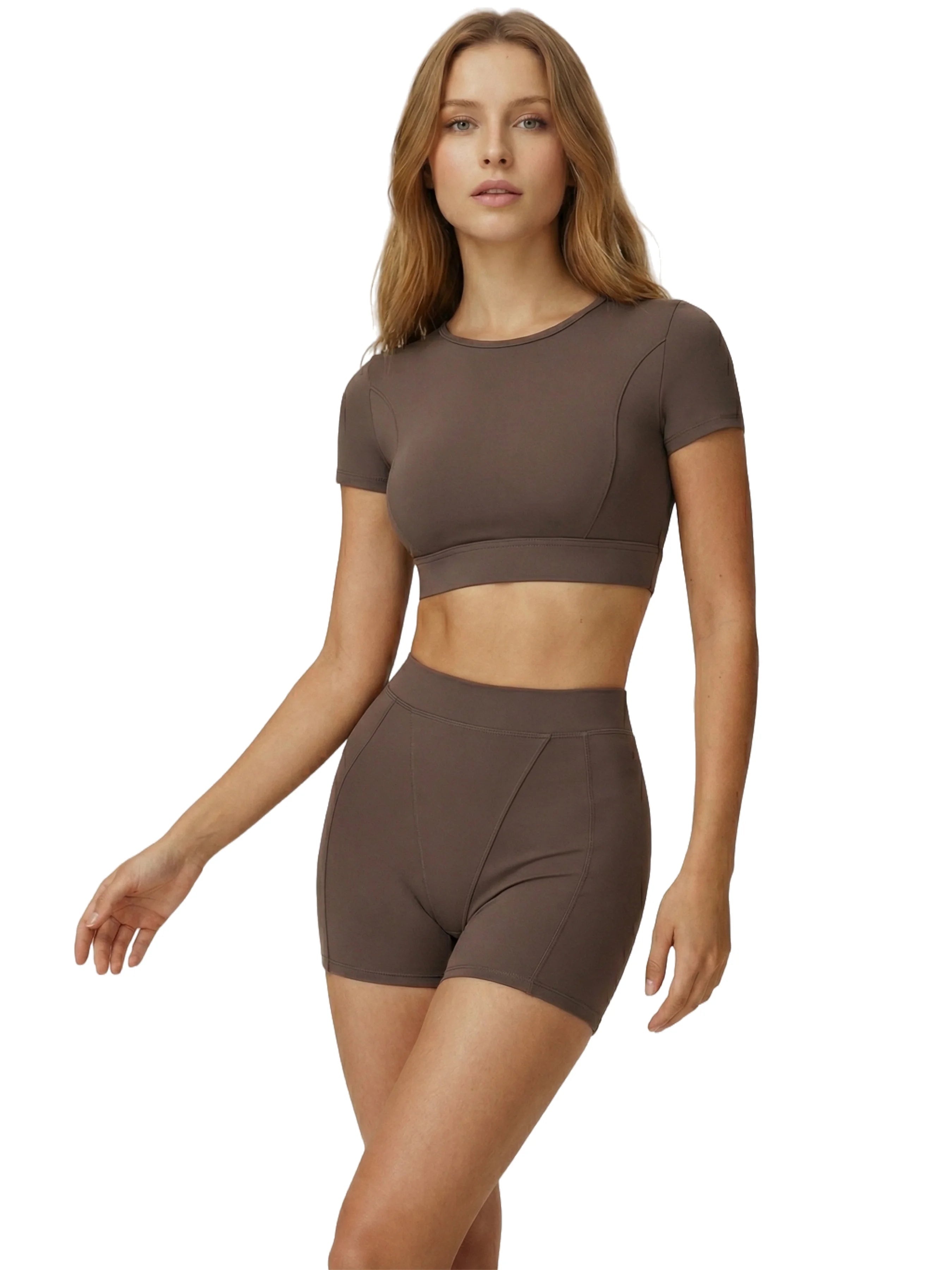 Yoga Crop Top & Leggings Set