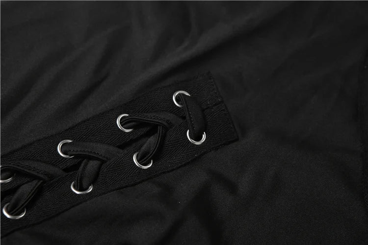Midnight Curve Halter Set