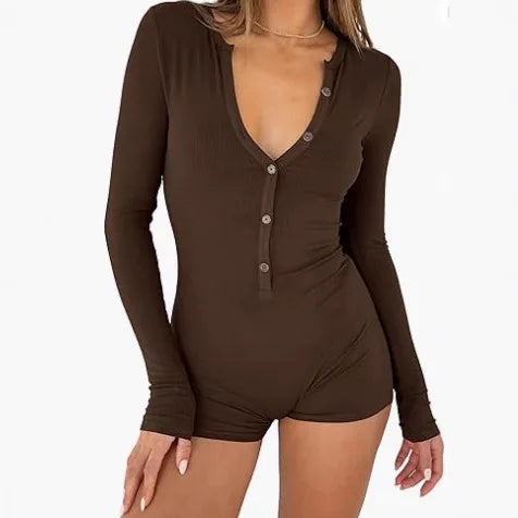 Mid-Waist Sculpt Fit Jumpsuit