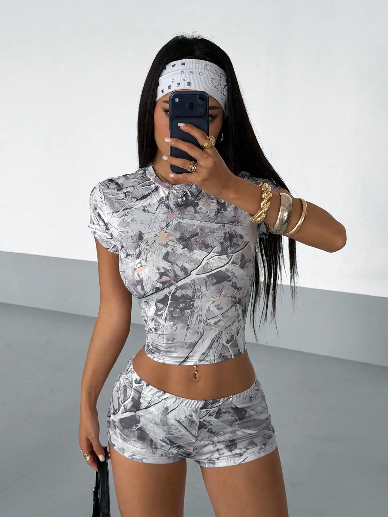 Urban Camo Crop Set