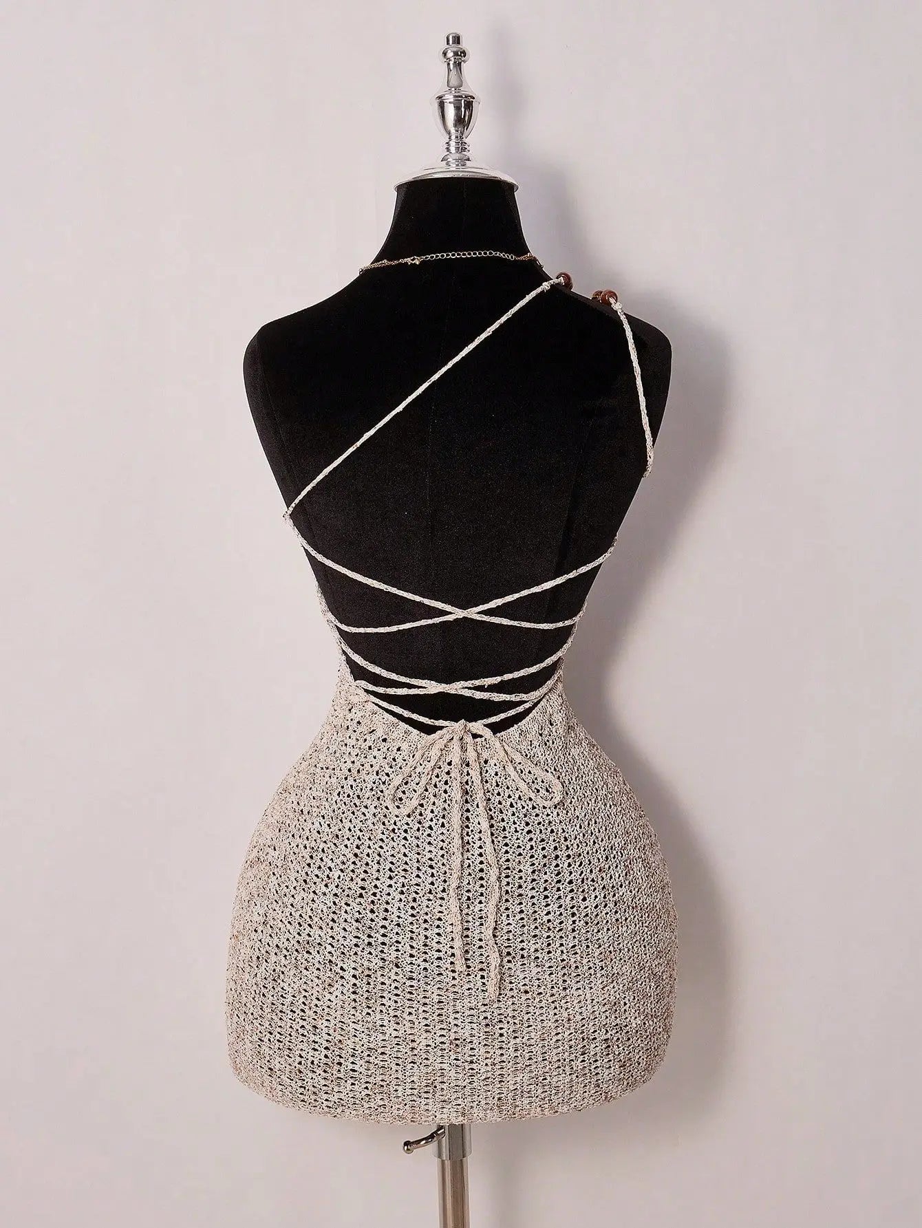 Crochet Beach Mini Dress