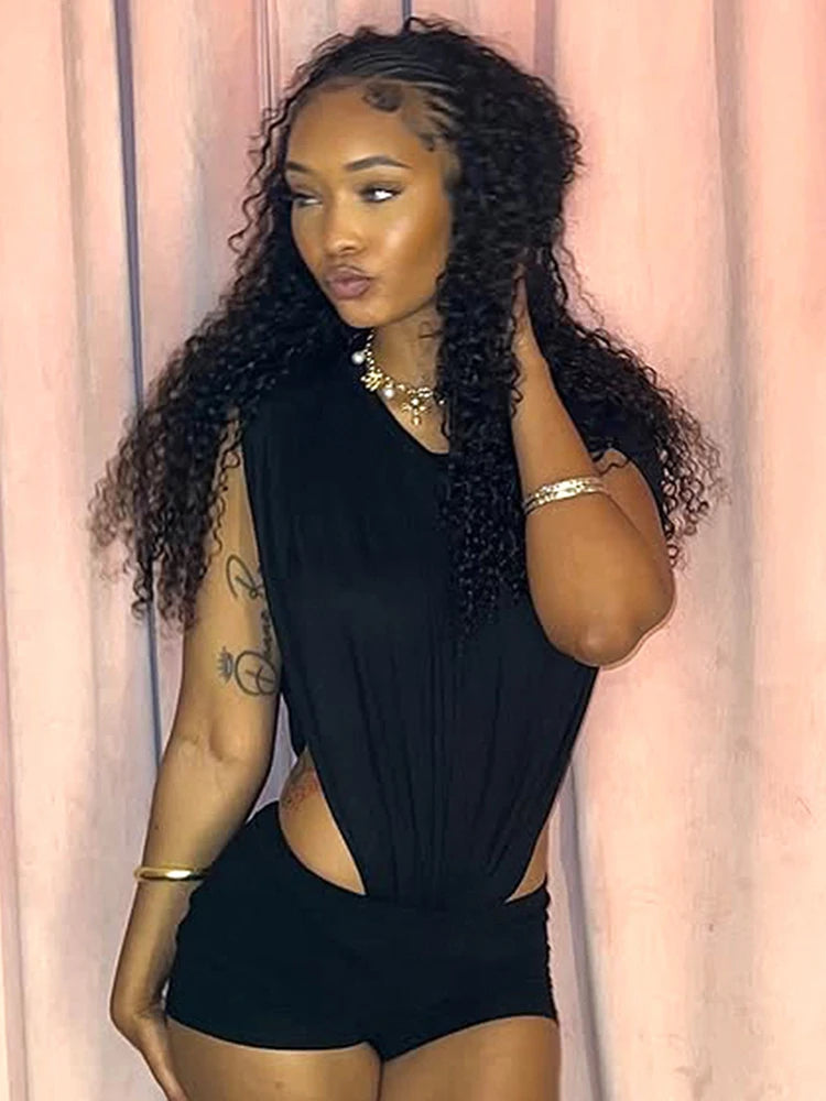 O-Neck Sleek Fit Romper