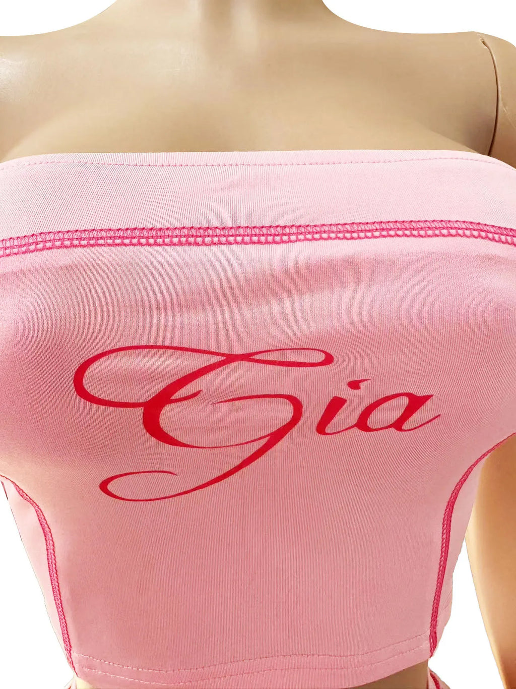 Strapless Matching Shorts Set for Women