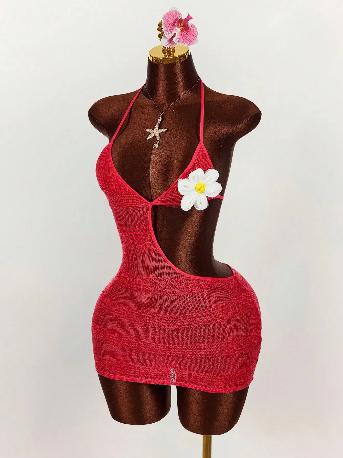Floral Fantasy Bodycon Dress