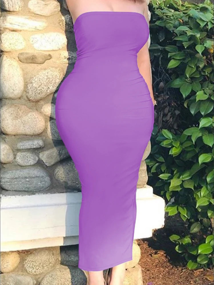 Women’s Slim-Fit Tube Beach Dress
