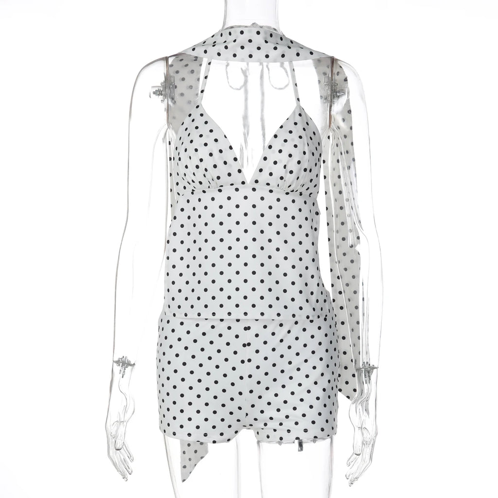 Vacation Babe Polka Dot Outfit