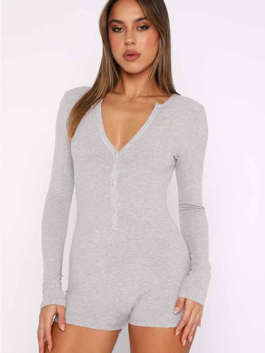 Mid-Waist Sculpt Fit Jumpsuit