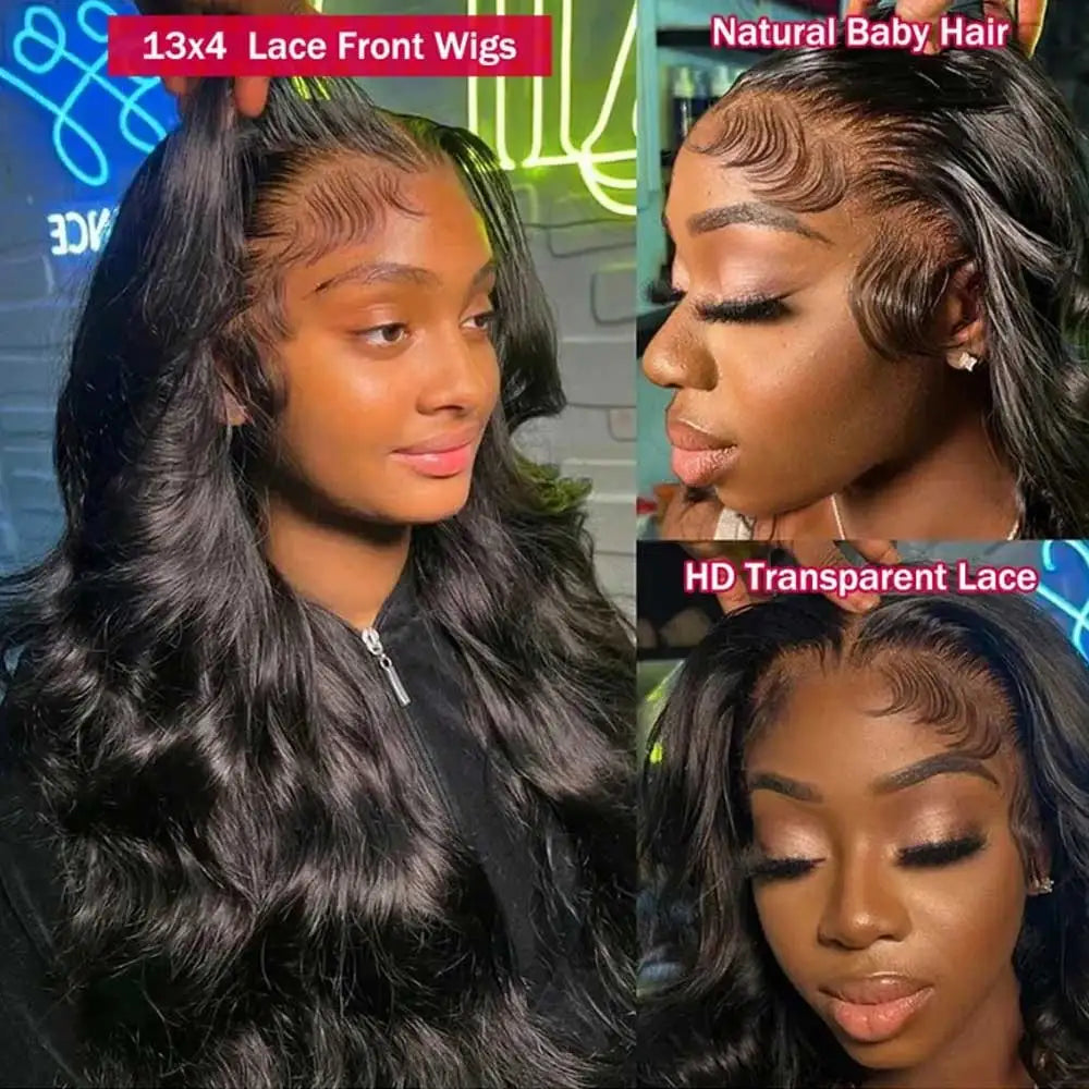 Body Wave HD Lace Wig – 13x6 Frontal, 250% Density, Pre-Plucked