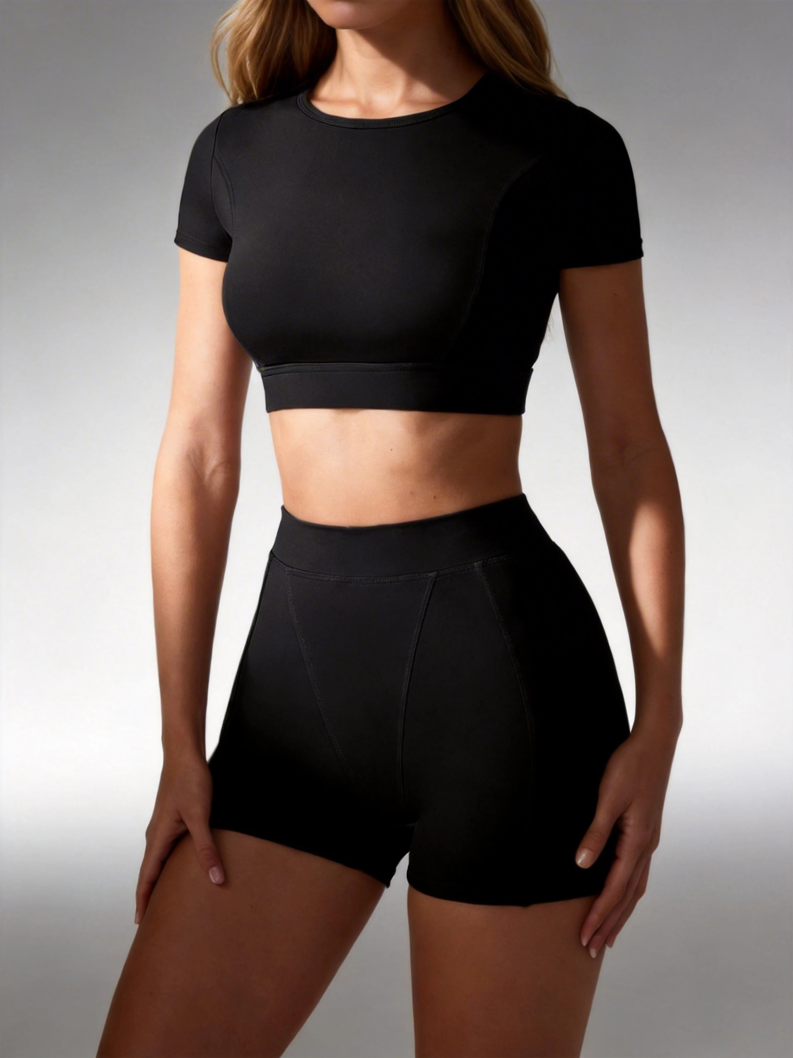 Yoga Crop Top & Leggings Set