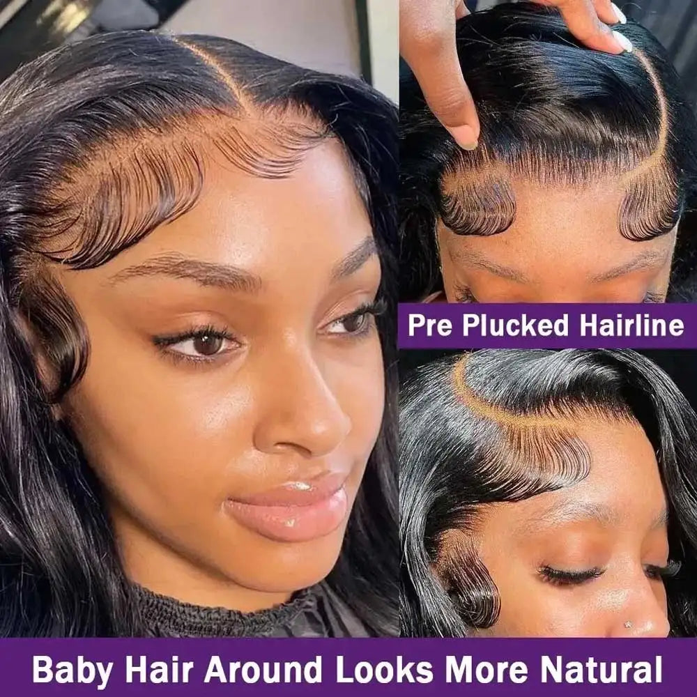 Body Wave HD Lace Wig – 13x6 Frontal, 250% Density, Pre-Plucked