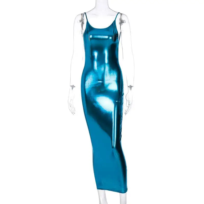 Backless Strapless Maxi Dres