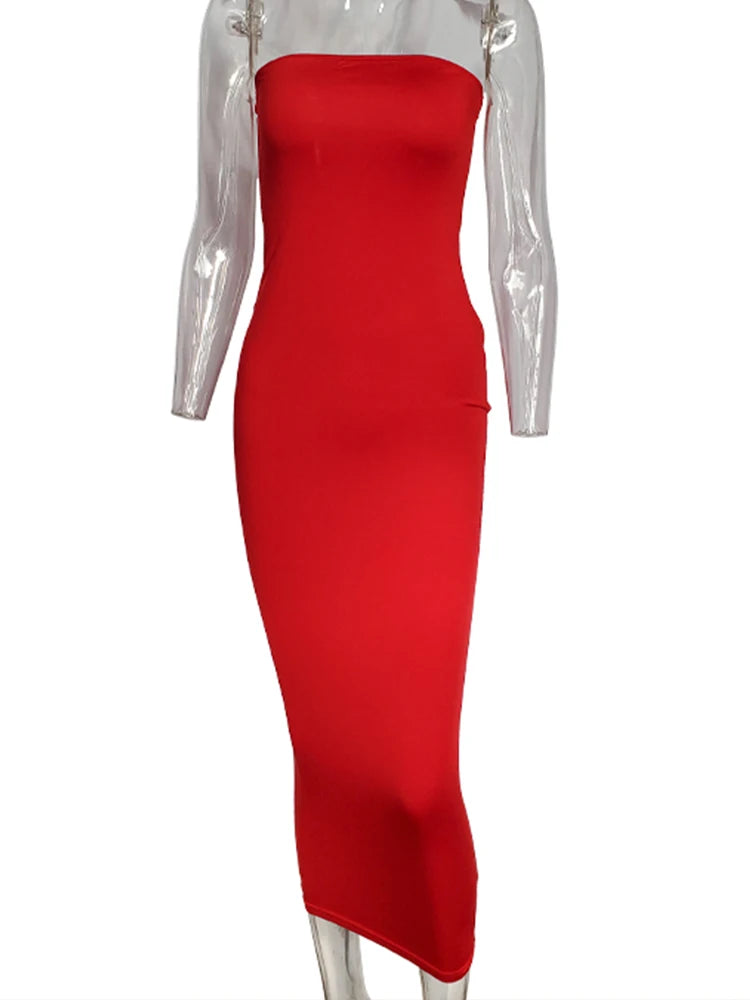 Women’s Slim-Fit Tube Beach Dress
