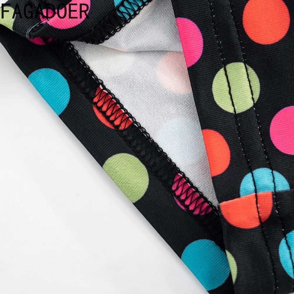 Polka Dot Halter Romper