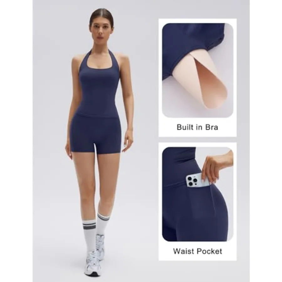 Padded Yoga Tank & Shorts Set