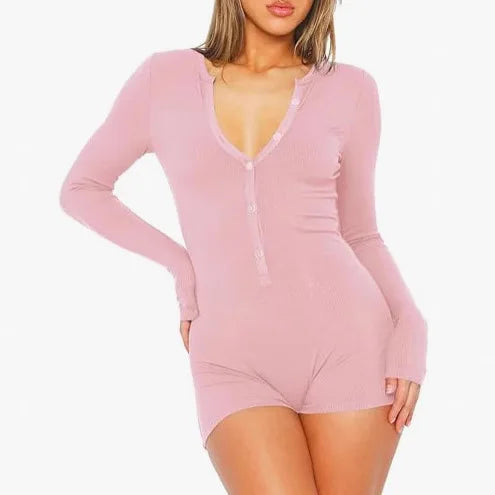 Mid-Waist Sculpt Fit Jumpsuit