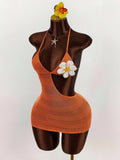 Floral Fantasy Bodycon Dress