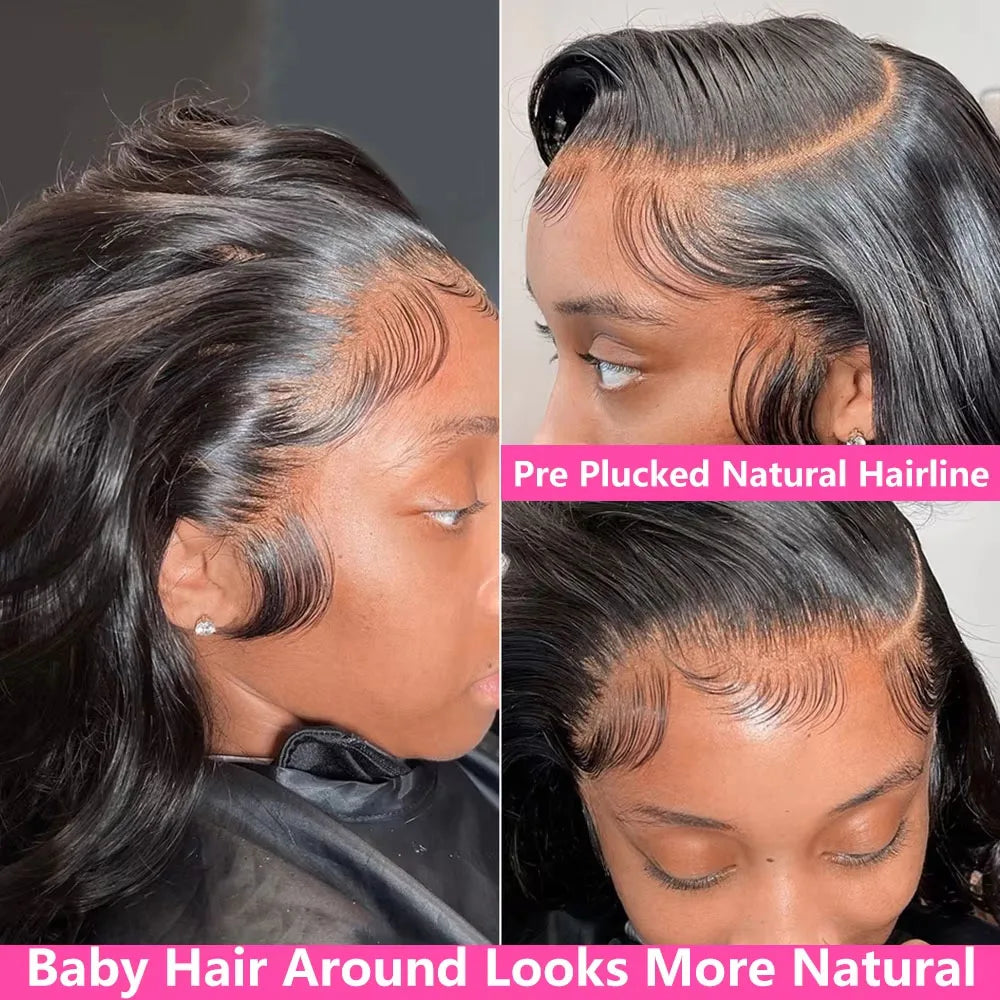 Body Wave HD Lace Wig – 13x6 Frontal, 250% Density, Pre-Plucked