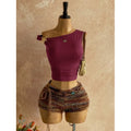 Cutout Waist Summer Set