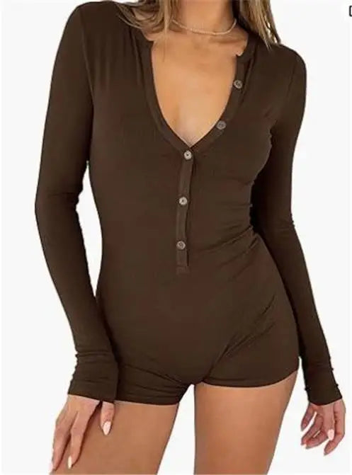 Mid-Waist Sculpt Fit Jumpsuit
