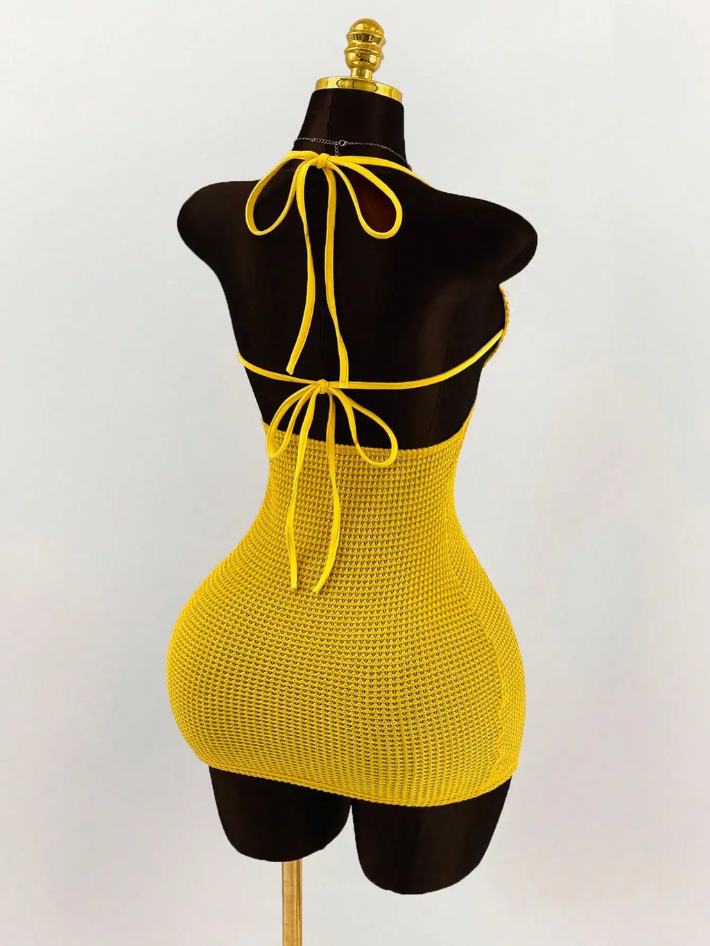 Pearl Crotchet Bodycon Dress