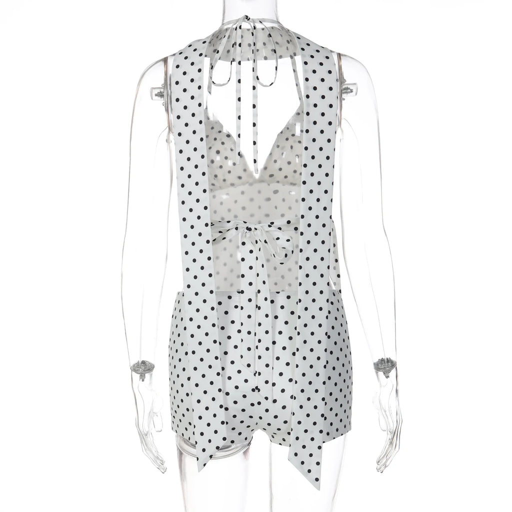 Vacation Babe Polka Dot Outfit