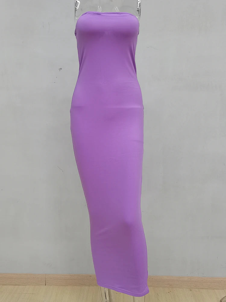 Women’s Slim-Fit Tube Beach Dress