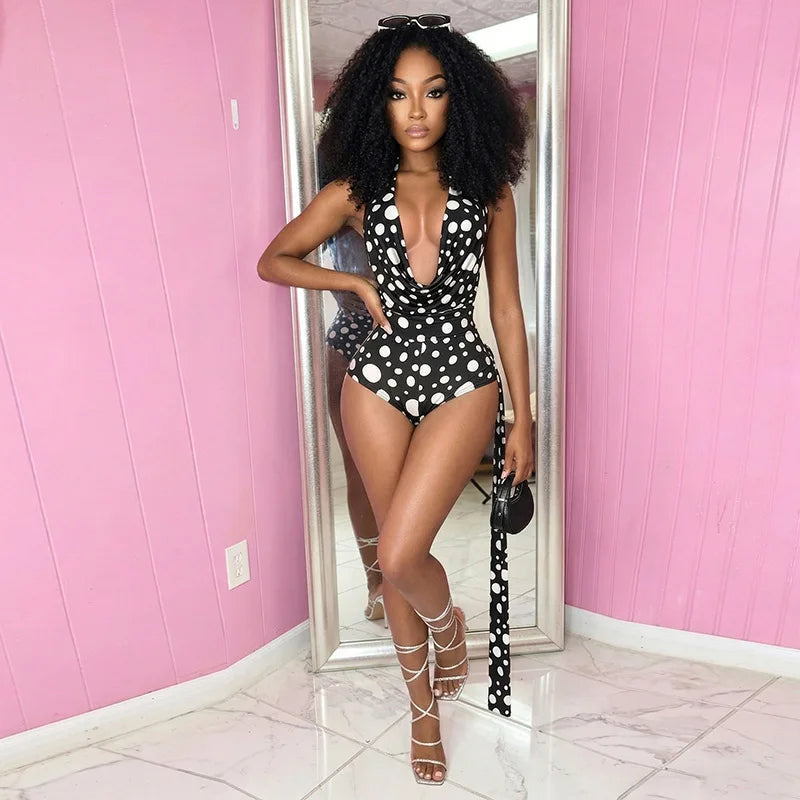 Ruched Lace-Up Crop Top & Fitted Shorts Set