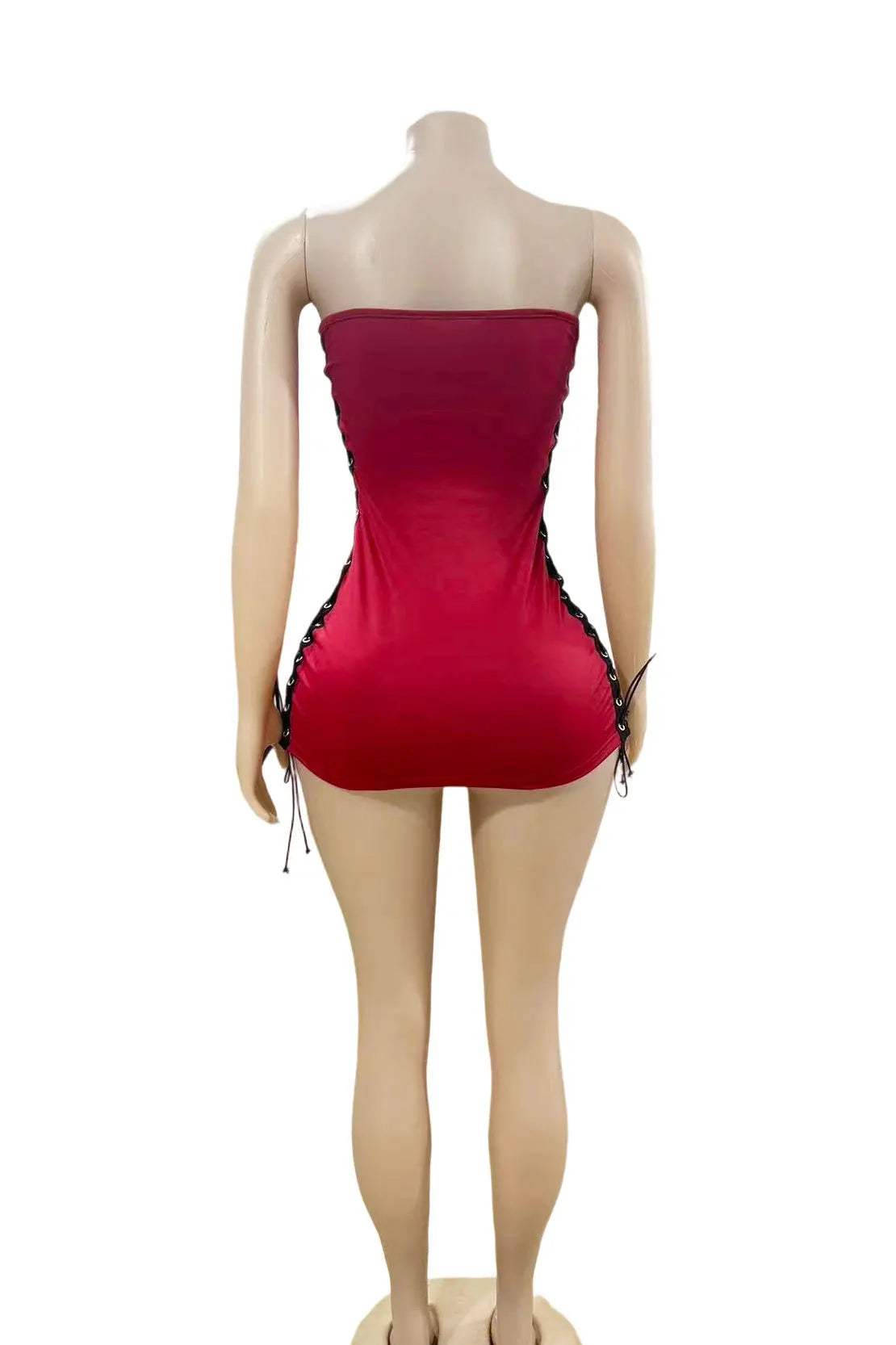 Side Cutout Shaping Mini Dress