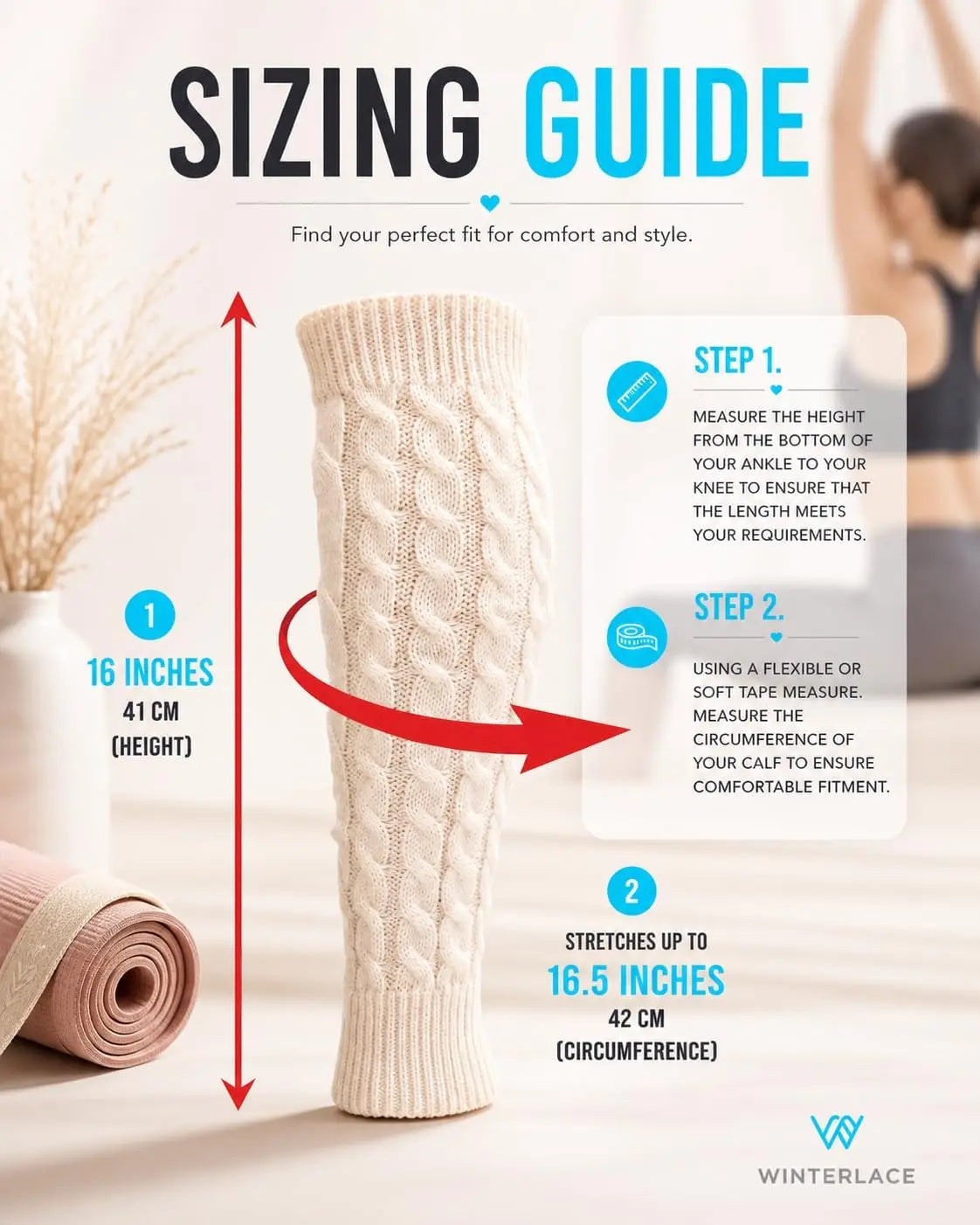 6-Pair Knit Leg Warmers