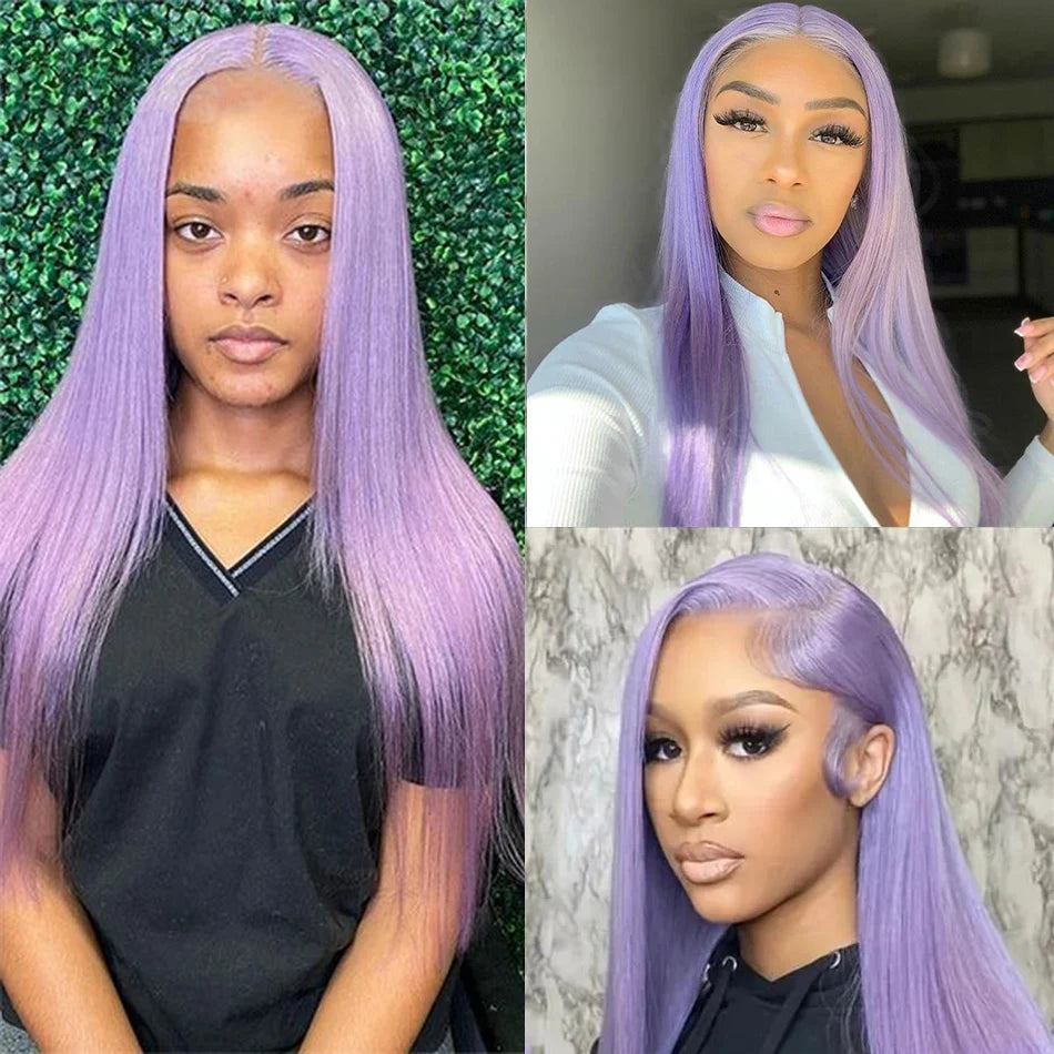 Lavender HD Lace Wig