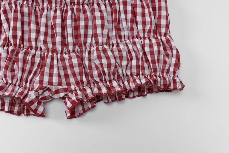 Striped Ruched Set