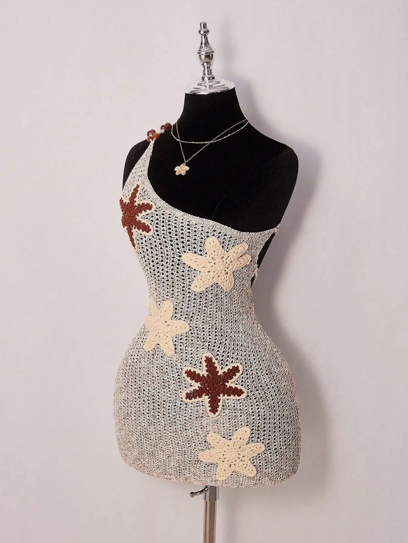 Crochet Beach Mini Dress