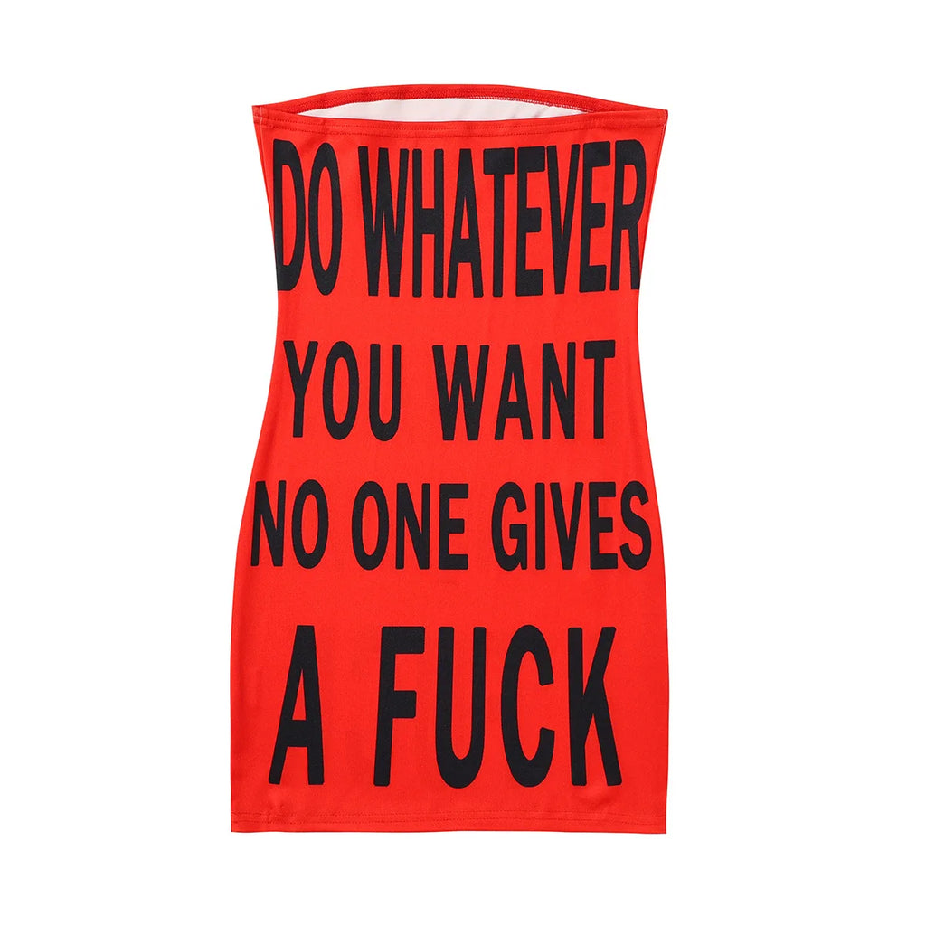 It Girl Script Dress
