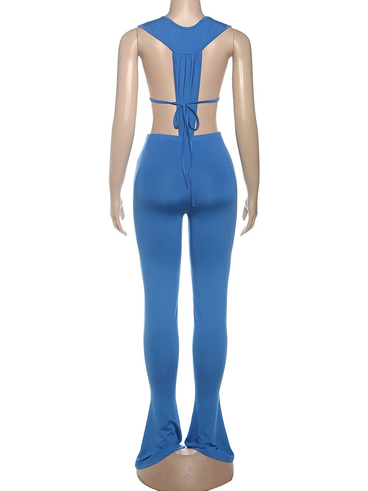 2-Piece Bodycon Bodysuit and Legging Outfit