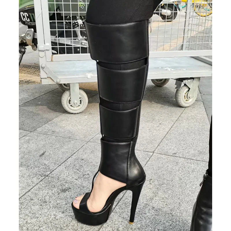 Glam Strap Platform Heels