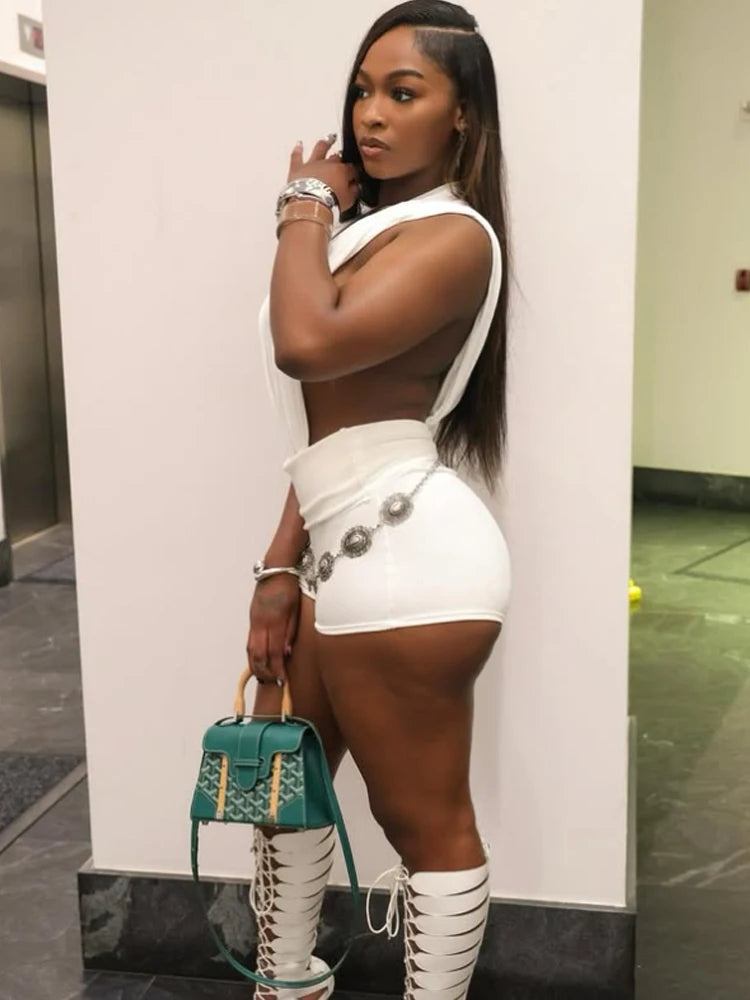 O-Neck Sleek Fit Romper